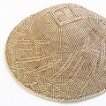 トンガビンガ Vシェイプかご 30-39.9CM　_2501 ナチュラル 一点物