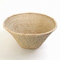 トンガビンガ Vシェイプかご 30-39.9CM　_25031 ナチュラル 一点物