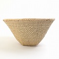 トンガビンガ Vシェイプかご 30-39.9CM　_25031 ナチュラル 一点物