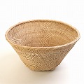 トンガビンガ Vシェイプかご 30-39.9CM　_25041 ナチュラル 一点物