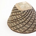 トンガビンガ Vシェイプかご 30-39.9CM　_2509 一点物