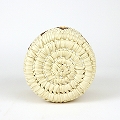 【SALE】トゥルカナバスケット カップサイズ 伝統柄 茶xオレンジ @2500→1500
