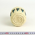 【SALE】トゥルカナバスケット カップサイズ 伝統柄 茶xターコイズ @2500→1500