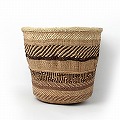 ワンゲビンバスケット 丸底 柄 06 一点物