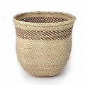 ワンゲビンバスケット 丸底 柄 08 一点物
