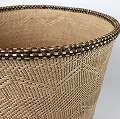 ワンゲビンバスケット 丸底 柄 09 一点物