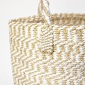 プラスチックサイザルバッグ共手10インチ スタンディングラインズ 生成x白プラ
