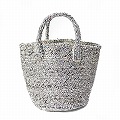 プラスチックサイザルバッグ8インチ シルバー