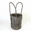 アクリルサイザルバッグ10x12 ダイヤ 黒 25SS一点物 @8800→7040円