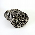 アクリルサイザルバッグ10x12 ダイヤ 黒 25SS一点物 @8800→7040円