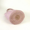 ミックスアクリルサイザルバッグ10x12 ダイヤ ラベンダー 25SS一点物 @9200→7360円