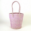 ミックスアクリルサイザルバッグ10x12 ダイヤ ラベンダー 25SS一点物 @9200→7360円