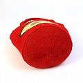 【受注商品】アクリルサイザルバッグ7x6 アボカド 赤