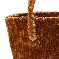 ベロアサイザルバッグ共手ミニ 茶
