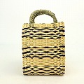 ストローカゴ かぶせぎみ 柄入り 小