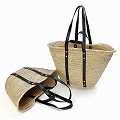 タザ楕円底 M 長(58CM)短(25CM)ハンドル 黒革