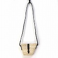 タザ楕円 ミニ 細フラップ 細ショルダー 黒革 25SS一点物 @6500→5200円