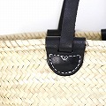 タザ楕円 M 長革ハンドル パッチ付き 黒革 25SS一点物 @8800→7040円