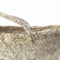 アブダドーム楕円かご 1本ハンドル 縁折り返し