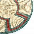 キビの葉ルボナボウルバスケット M カラー 06一点物
