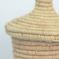 ラフィア蓋つきインテリアかご ミニ