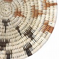 ボツワナバスケット 平かご 18-20CM  _05 一点物