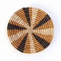 ボツワナバスケット 平かご 18-20CM  _06 一点物