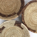 シナゼゼ 椰子の葉平かご 20-24.9cm