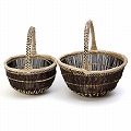 ザンビア ムニュムブエショッピングバスケット 25-29.9CM x 15CM