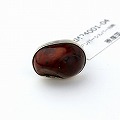 アンバーシルバー指輪 04一点物