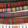 プラスチックココナツビーズ(レコード盤ビーズ)　径1.2-2.0CM