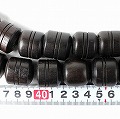 黒檀ビーズ 連 大 2601 一点物