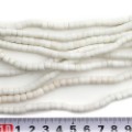 トゥルカナビーズ 60cm 白