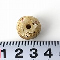 薄茶斑点ビーズ 古 バラ _2601 一点物