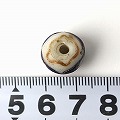 波線白玉ビーズ 古 バラ 2602 一点物