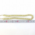 ガーナガラスビーズ 単色 クリーム 25SS一点物 @3200→2560円
