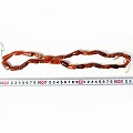 カーネリアンビーズ円筒型 2601 一点物