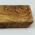オリーブ木 四角トレイ 20x10CM