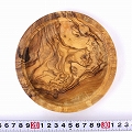 オリーブ木 円 浅皿 12CM