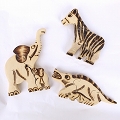 木製動物パズル 鼻あげ ゾウ