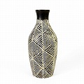 ブダレ木細工フラワーベース 大 リーフ