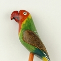 木製鳥ガーデンピック アフリカの鳥12 オウム