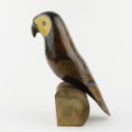 木製鳥 フクロウ ウェルカム 大
