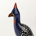 木製鳥 脚付きミニ アフリカの鳥01