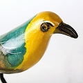 木製鳥 脚付きミニ アフリカの鳥02