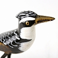 木製鳥 脚付き小 カワセミ
