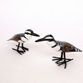 木製鳥 脚付き小 カワセミ