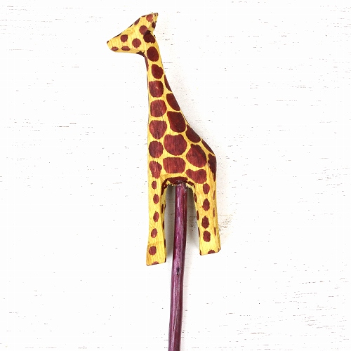 アフリカンスクエアー / 動物ガーデンスティック 40cm キリン アフリカンスクエアー / 動物ガーデンスティック 40cm キリン