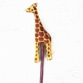 動物ガーデンスティック 40cm キリン