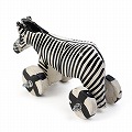 木彫ペイント動物カー シマウマ